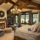 Chalet style bedroom
