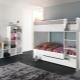 White bunk bed in the interior of the nursery