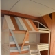 Solid wood loft bed