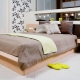 Beds with bedside tables