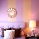 Fashionable wall painting in the bedroom