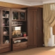Furniture walls with a wardrobe in the interior