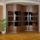 Radial corner cabinets