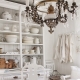 Provence style cabinets in the interior