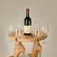 أرجل طاولة خشبية: أفكار الموضة
