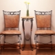 What design are wrought iron chairs suitable for?