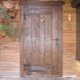 Doors to a wooden house