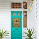 What should be the threshold of the front door?