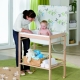 How to choose a changing table with a bath?