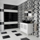 Black and white tiles: stylish interior solutions