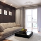 Krásný design interiéru obývacího pokoje o rozloze 15 m2. m