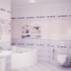 Lilac tiles: stylish interior design