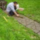 Laying paving slabs in the country with your own hands