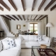 Decorative beams on the ceiling: how to use it in the interior
