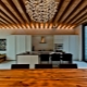 Dřevěný strop v bytě: krásné nápady v interiéru