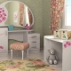 Children's dressing table with a mirror for girls: options for choosing