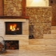 Wood-burning fireplaces for home: types and design features