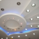 Shaped ceiling in interior design
