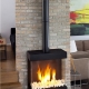 Gas fireplace in interior design