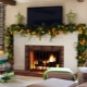 Fireplace decor ideas for the New Year and other holidays