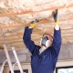 Mineral wool for ceiling insulation