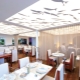 Glowing ceiling: beautiful interior design options