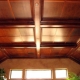 The subtleties of ceiling insulation in a wooden house