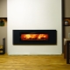 Built-in electric fireplace: a combination of classic and modern