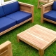 How to make garden furniture with your own hands?