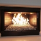 How to choose a fireplace with glass?