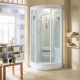 What are the sizes of corner showers?