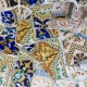 Mozaika ve stylu Antoniho Gaudího: velkolepé řešení interiéru
