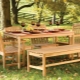 Garden furniture made of wood: pros and cons