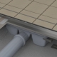 瓷砖下地板上的淋浴排水管：选择和安装