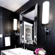 Interiér koupelny v černých tónech: výhody a možnosti designu
