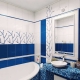 How to choose blue bathroom tiles?