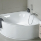 Features of corner acrylic asymmetric bathtubs
