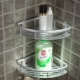 Corner shelves in the bathroom: a variety of types and subtleties of choice
