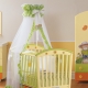 Canopies for a crib: what are they and what are their features?