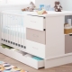 Children's bed with a chest of drawers: types, sizes and design
