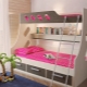 Výběr dětské patrové postele pro dívku