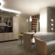 Küchen-Wohnzimmer-Designprojekte: Layoutoptionen und Zonierungsmethoden