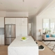 Formy a designové prvky kuchyní v kombinaci s obývacím pokojem