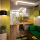 Progettazione e interior design di cucine-soggiorno con una superficie di 12 mq. m