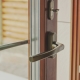 Balcony door handles: types, installation and repair