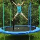 Trampolines with a net for a summer residence: types and selection criteria