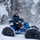 Cum să faci un snowmobil dintr-un tractor cu mers pe jos?