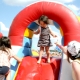 Inflatable slides-trampolines: features, types and tips for choosing