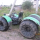 Geländewagen von einem handgeführten Traktor: Konstruktionsmerkmale und Herstellung