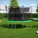 Soorten en tips voor het kiezen van trampolines met net